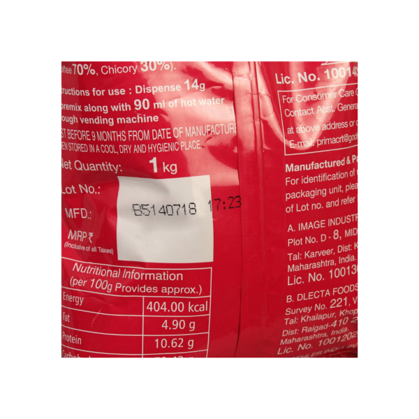 Godrej Vending D Lite Coffee Premix, 1 KG - Image 3