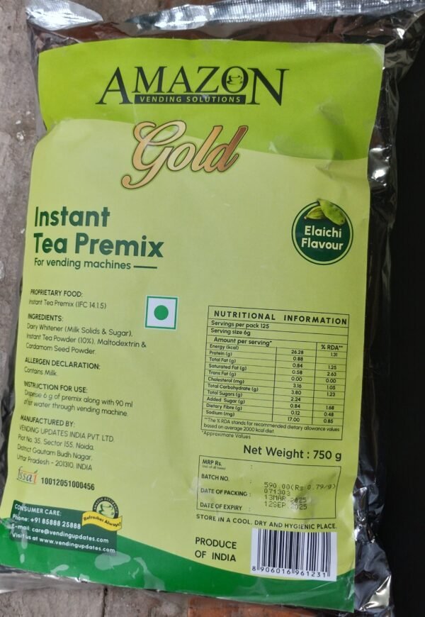 Cardamom Tea Premix (No added Sugar), Amazon Gold, 750 Gms - Image 2